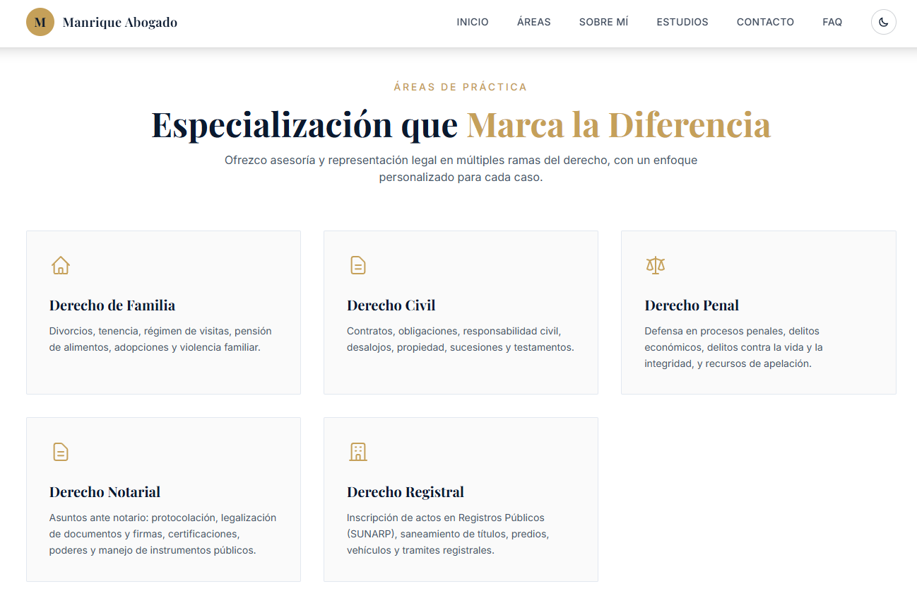 Sistema de Gestión Jurídica